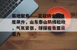 赛地聚焦——亚冠转会期热度飙升，山东泰山防线松动，气氛紧张，球探报告显示潜力的简单介绍-安博娱乐